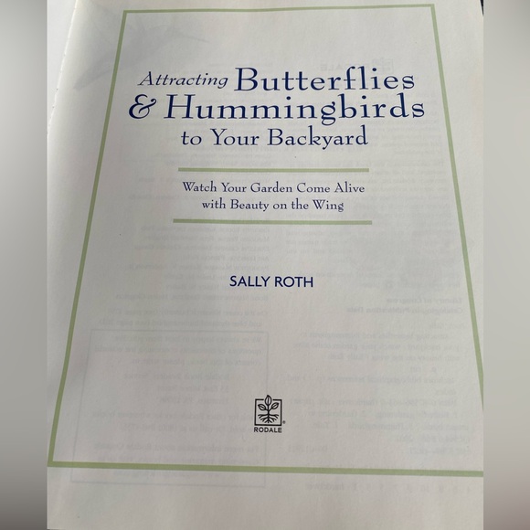 Beautiful hardcover book - Attracting Butterflies & Hummingbirds - Picture 3 of 5
